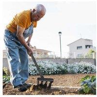 2 In 1 Garden Stirrup Ring Hoe With Rake