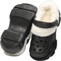 Unisex Black Thermal Fleeced Clogs with Thick Sole - 3 Sizes & 2 Colours