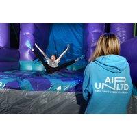 1 Hour Family Inflatable Park Access With 2 Hot Drinks & 2 Slushies - Air Unlimited, Burnley