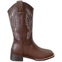 Square-Toed Western Cowgirl Boots - 7 Sizes, 3 Colours