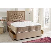 Luxury Plush Velvet Divan Bed With Mattress