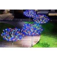 Set Of 4Pcs Solar Firework Lights