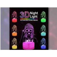 Magical Taylor Swift 3D Night Lamp Extravaganza
