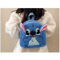 Stitch Inspired Furry Plush Backpack