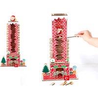 Wooden Christmas Chimney Advent Desk Calendar - 2 Colours