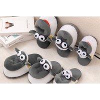 Animal Plush Slippers With Moving Mouth - Crocodile & Sheep