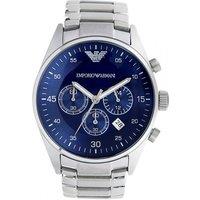 Emporio Armani Ar5860 Men'S Chronograph Watch - Blue & Silver