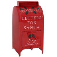 Red Santa Letters Post Box