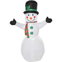 PRICE DROP! 1.8m Lighted Inflatable Snowman