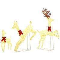 Three-Piece Led Reindeer Set