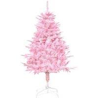 4ft Pink Artificial Christmas Tree - Pop-Up, Modern Holiday Decor