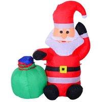 Inflatable Santa Claus 120Cm W/ Led