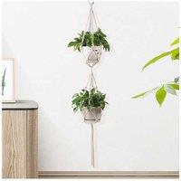 3Pcs Rope Plant Pot Hanging Holder