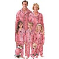 Unisex Black Striped Candy Cane Family Matching Christmas Pyjamas!
