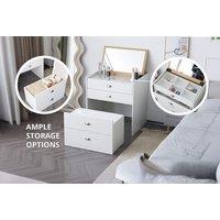 Heritage Multifunctional Dressing Table With Mirror!