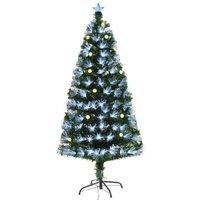 5Ft White Light Tree W/ Star Topper