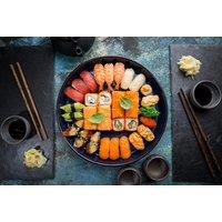 Sashimi Deluxe Selection with Wine at Sakura, Northampton