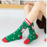 4 Pairs Xmas Funny Cotton Socks With Box