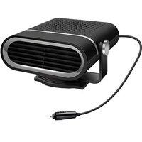 Portable 24V Car Dashboard Defroster - Black Or White