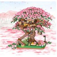 Cherry Blossom Tree Building Blocks Toy