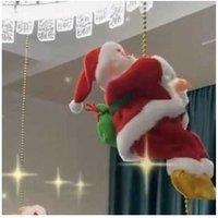 Electric Climbing Santa Claus Decor