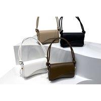 Unisex Black Women'S Casual Vegan Pu Leather Handbag - Perfect For Summer Style