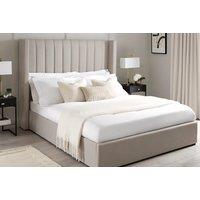 Elegant Santorini Wingback Bed Frame - 5 Sizes, 3 Colours