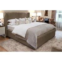 Luxury Velvet Storage Bed With Ottoman - 5 Sizes