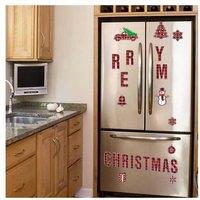 24Pcs Xmas Magnetic Garage Door Sticker