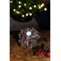 Natural Tea Light Table Centrepiece
