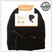 Beanie Hat With Headphones [Black]