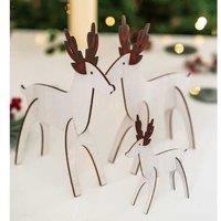 Make Your Own Wooden Reindeer- 14Cm