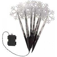 Snow Decor Stakes Set Of 8