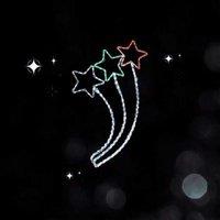 Shooting Star Rope Light 100X75Cm