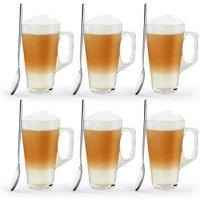 6X Latte Glasses For Hot Drinks