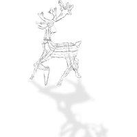 Christmas Led Standing Reindeer Rope Light Ornament