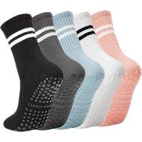 Non-Slip Yoga Grip Pilates Socks - 3 Options & 5 Colours