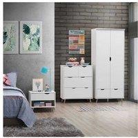 3-Piece Bedroom Set, Wardrobe, 4 Drawers