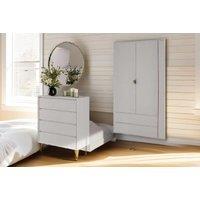 White Chest Of Drawers, Gold Legs