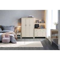 Modern 3-Piece Bedroom Set - Grey/Cream