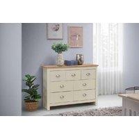 7-Drawer Bedroom Chest - Steel Handles