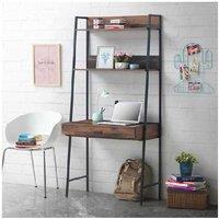 Rustic Oak 3-Drawer Bedroom Desk with Storage - Compact, Durable & Classic