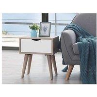 Scandinavian Side Table With 1 Drawer