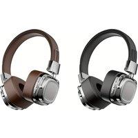 Noise-Cancelling Wireless Retro Headphones - Black Or Brown