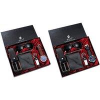 6Pc Men'S Gift Set - Wallet, Watch, Belt & More