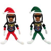 Snoop on a Stoop Christmas Elf Ornament - 4 Funky Designs, 30cm, PVC & Fabric