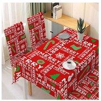 2Pcs Christmas Dining Chair Covers