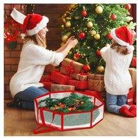 76Cm Clear Christmas Wreath Storage Bag