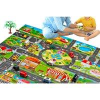 Kids Car Track Play Mat Kit