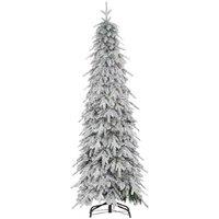 Enchanting 6Ft Snow-Covered Christmas Tree